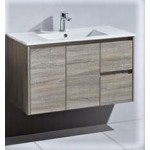 WH05-A3 MDF 900 Wall Hung Vanity Cabinet Only